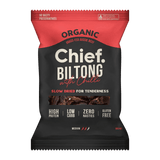 Chief Organic Grass-Fed Beef Biltong 90g Single / Chilli & Beef