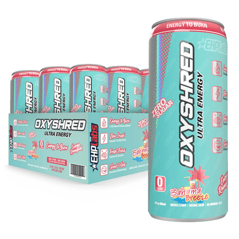 EHP Labs OxyShred Ultra Energy RTD Cans Bahama Breeze *Limited Edition* / 12 Pack