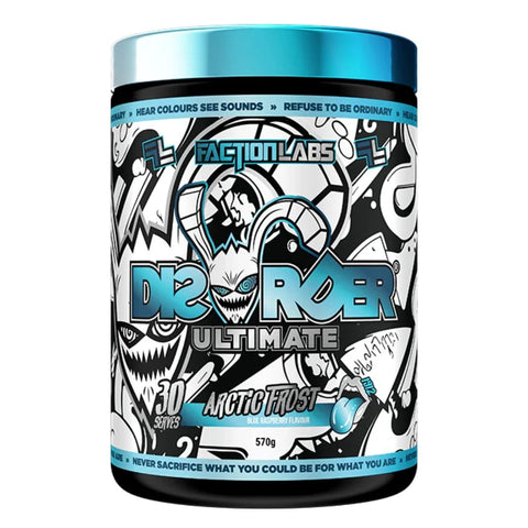 Faction Labs Disorder Ultimate Pre Workout Arctic Frost - Blue Raspberry / 30 Serves