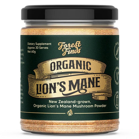 Forest Finds Organic NZ Lion's Mane Powder 60g