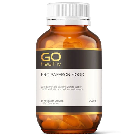 GO Healthy Pro Saffron Mood Capsules 60 Vege Capsules