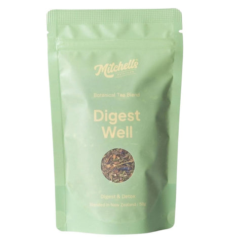 Mitchells Nutrition Digest Well Botanical Loose Tea Blend 50g