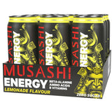 Musashi Energy Drink RTD 500ml Lemonade / 12 Pack