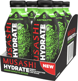 Musashi Hydrate RTD 600ml 6 Pack / Green Apple