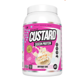 Muscle Nation Custard Casein Protein 1kg Birthday Cake