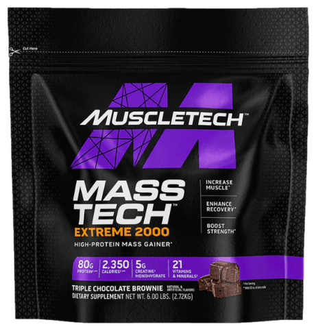 MuscleTech Mass Tech Extreme 2000 6lb 6lb / Chocolate