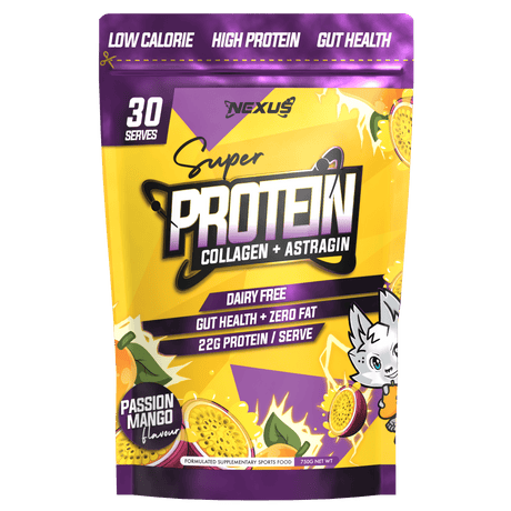 Nexus Sports Nutrition Super Protein Collagen Water Passion Mango