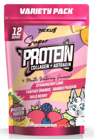 Nexus Sports Nutrition Super Protein Collagen Water - Variety Pack