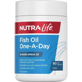 NutraLife Fish Oil One-A-Day Concentrated Odourless Caps 90 Caps