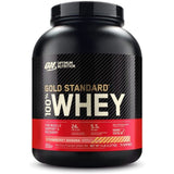 Optimum Nutrition Gold Standard 100% Whey Protein Powder 5lb / Strawberry and Banana