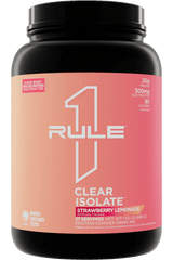 Rule 1 Clear Isolate Protein Water Strawberry Lemonade / 27 Serves