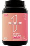 Rule 1 Clear Isolate Protein Water Strawberry Lemonade / 27 Serves