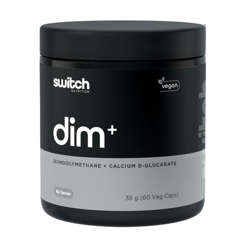 Switch Nutrition Diindolymethane (DIM) + Calcium D-Glucarate 60 Caps