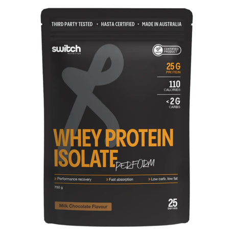 Switch Nutrition Perform Whey Protein Isolate Powder - HASTA