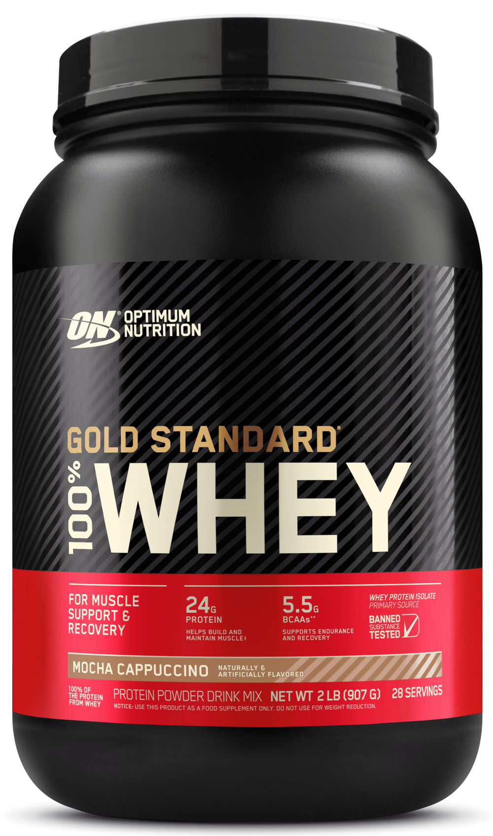 Optimum Nutrition Gold Standard 100% Whey 2lb Mocha Cappuccino (2lb)