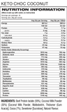 APTECORP Keto Beef Protein Isolate 960g Chocolate Coconut