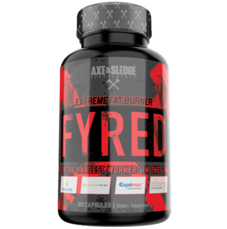 Axe & Sledge - Fyred Extreme Fat Burner 60 Caps - 30 Serves