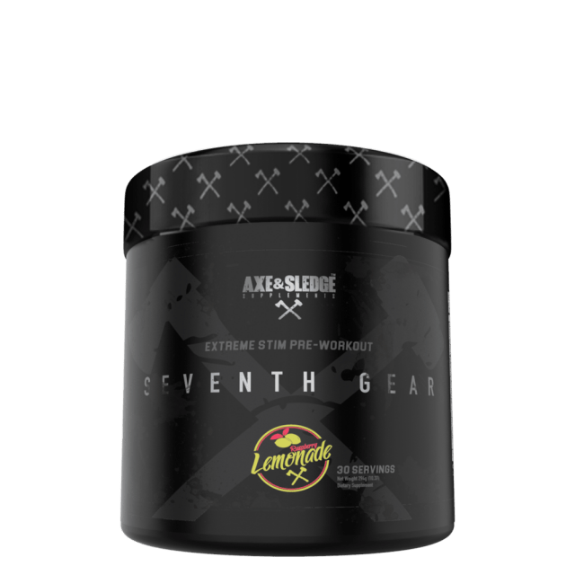 Axe & Sledge Seventh Gear Extreme Pre Workout Raspberry Lemonade
