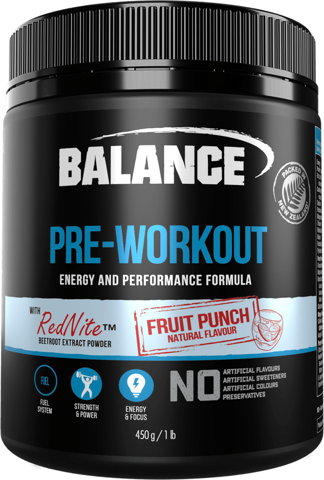 Balance Pre Workout 450g Fruitpunch