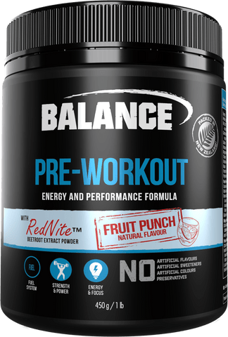 Balance Pre Workout 450g Fruitpunch