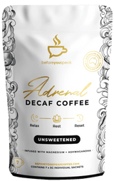 Before You Speak Adrenal Decaf Coffee Trial Pouch Unsweetened / 7 Sachets