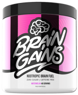 Brain Gains Switch-On Nootropic Brain Fuel - Non Stim Watermelon