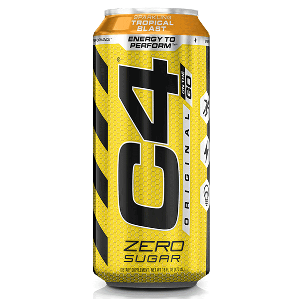 C4 Carbonated RTD - 12 Pack Tropical Blast