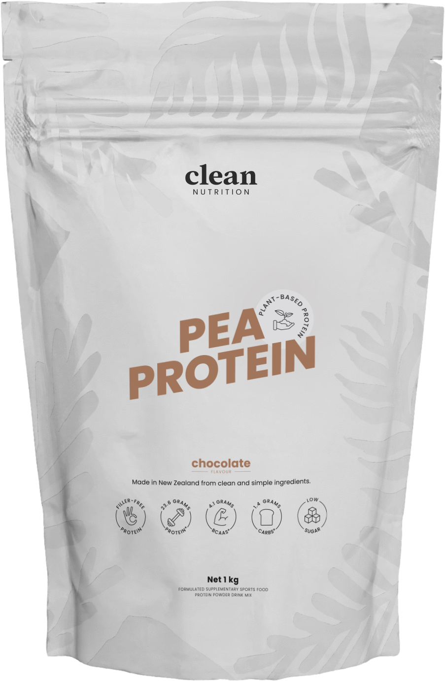 Clean Nutrition Pea Protein 1kg Chocolate *New Look!*