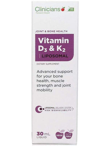 Clinicians Vitamin D3 & K2 Liposomal