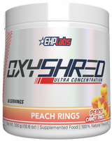 EHP Labs OxyShred Fat Burner Limited Edition Peach Candy Rings