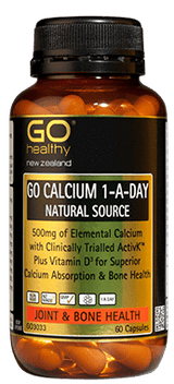 GO Calcium 1-A-Day 60 Caps