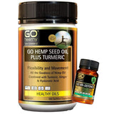 Go Hemp Seed Oil Plus Turmeric 100 Caps