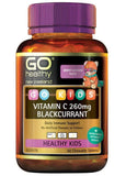 Go Kids Vitamin C 260mg 60 Caps Blackcurrant