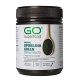 GO Organic Spirulina Green 500mg 300s