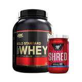 Gold Standard 100% Whey 5lb + Hyper Shred 60 Serve Stack