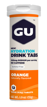 GU Hydration Drink Tabs Orange / Single Tube (12 Tabs)