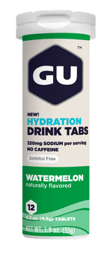 GU Hydration Drink Tabs Watermelon / Single Tube (12 Tabs)