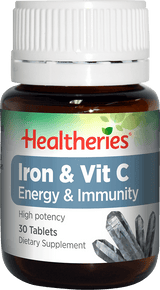 Healtheries Iron & Vit C Tablets 30 Tabs