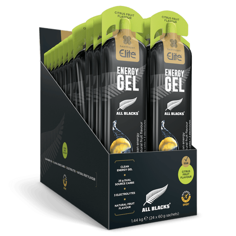 Healthspan Elite All Blacks Energy Gel - 24 Pack