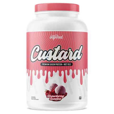 Inspired Custard Protein Strawberry Sundae