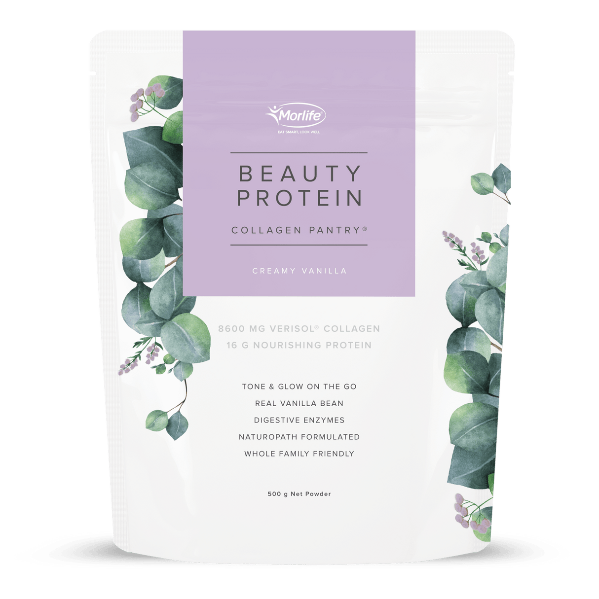 Morlife Beauty Protein 500g / Creamy Vanilla