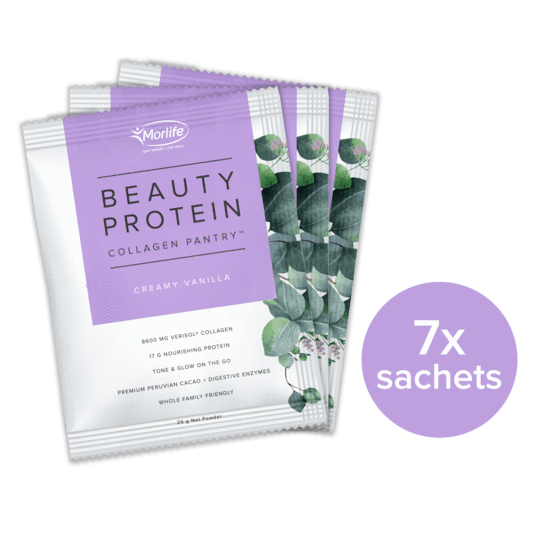 Morlife Beauty Protein Travel Pack 7x Sachets / Creamy Vanilla