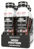 Musashi High Protein Shake 6x 375ml Chocolate