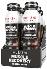Musashi Muscle Recovery Protein Shake 6x 375ml Chocolate