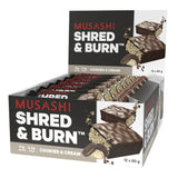 Musashi Shred And Burn Bars Box of 12 Cookies and Cream