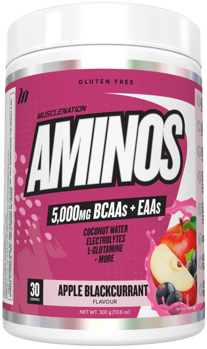 Muscle Nation Aminos BCAAS EAAS Apple Blackcurrant