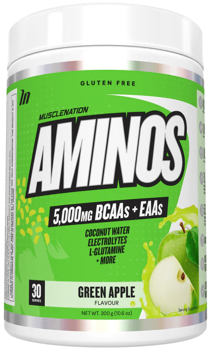 Muscle Nation Aminos BCAAS EAAS Green Apple