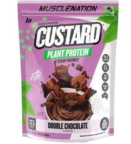 Muscle Nation Custard Plant Protein Double Chocolate