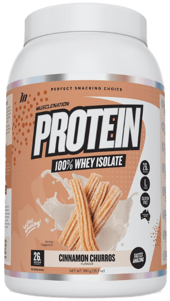 Muscle Nation Protein 100% Whey Isolate Cinnamon Churro