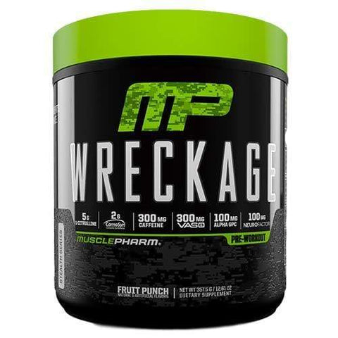 Musclepharm Wreckage Pre Workout 25 Serve Fruitpunch